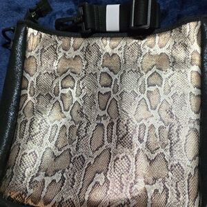 Neoprene Crossbody Bag Snake Pattern